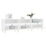 White plywood TV cabinet 150x30x44.5 cm by vidaXL, TV Furniture - Ref: Foro24-831268, Price: 94,31 €, Discount: %