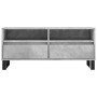 Mueble de TV madera contrachapada gris hormigón 100x34,5x44,5cm de vidaXL, Muebles TV - Ref: Foro24-831248, Precio: 77,48 €, ...