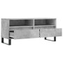 Mueble de TV madera contrachapada gris hormigón 100x34,5x44,5cm de vidaXL, Muebles TV - Ref: Foro24-831248, Precio: 77,48 €, ...