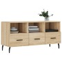 Mueble de TV madera de ingeniería roble Sonoma 102x36x50 cm de vidaXL, Muebles TV - Ref: Foro24-829055, Precio: 78,87 €, Desc...