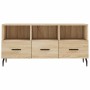 Mueble de TV madera de ingeniería roble Sonoma 102x36x50 cm de vidaXL, Muebles TV - Ref: Foro24-829055, Precio: 78,87 €, Desc...