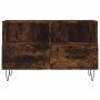 TV stand made of smoked oak plywood, measuring 80x36x50 cm. by vidaXL, TV Furniture - Ref: Foro24-828969, Price: 44,35 €, Dis...