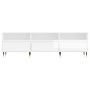 Glossy white plywood TV cabinet 150x30x44.5 cm by vidaXL, TV Furniture - Ref: Foro24-831262, Price: 100,25 €, Discount: %