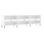 Glossy white plywood TV cabinet 150x30x44.5 cm by vidaXL, TV Furniture - Ref: Foro24-831262, Price: 100,25 €, Discount: %