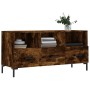 Smoked oak engineered wood TV cabinet 102x36x50 cm by vidaXL, TV Furniture - Ref: Foro24-829041, Price: 79,99 €, Discount: %