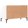 TV stand made of glossy white plywood 80x36x50 cm by vidaXL, TV Furniture - Ref: Foro24-828974, Price: 70,85 €, Discount: %