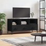 Engineered wood TV stand in black, 102x36x50 cm by vidaXL, TV Furniture - Ref: Foro24-829037, Price: 82,47 €, Discount: %