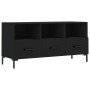 Engineered wood TV stand in black, 102x36x50 cm by vidaXL, TV Furniture - Ref: Foro24-829037, Price: 82,47 €, Discount: %