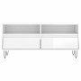 TV stand made of white glossy plywood 100x34.5x44.5cm by vidaXL, TV Furniture - Ref: Foro24-831238, Price: 75,50 €, Discount: %