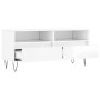 TV stand made of white glossy plywood 100x34.5x44.5cm by vidaXL, TV Furniture - Ref: Foro24-831238, Price: 75,50 €, Discount: %