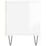 TV stand made of white glossy plywood 100x34.5x44.5cm by vidaXL, TV Furniture - Ref: Foro24-831238, Price: 62,12 €, Discount: %