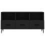 Mueble de TV madera de ingeniería negro 102x36x50 cm de vidaXL, Muebles TV - Ref: Foro24-829053, Precio: 81,41 €, Descuento: %