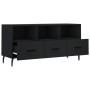 Mueble de TV madera de ingeniería negro 102x36x50 cm de vidaXL, Muebles TV - Ref: Foro24-829053, Precio: 81,31 €, Descuento: %