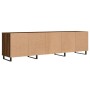 Mueble de TV madera contrachapada roble marrón 150x30x44,5 cm de vidaXL, Muebles TV - Ref: Foro24-831307, Precio: 119,02 €, D...