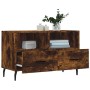 Smoked oak plywood TV cabinet 80x36x50 cm by vidaXL, TV Furniture - Ref: Foro24-828993, Price: 47,67 €, Discount: %