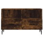 Smoked oak plywood TV cabinet 80x36x50 cm by vidaXL, TV Furniture - Ref: Foro24-828993, Price: 47,67 €, Discount: %