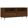 Mueble de TV madera contrachapada marrón roble 100x34,5x44,5 cm de vidaXL, Muebles TV - Ref: Foro24-831235, Precio: 72,00 €, ...