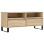 TV-Schrank aus Sonoma-Eichensperrholz, 100 x 34,5 x 44,5 cm von vidaXL, TV-Möbel - Ref: Foro24-831247, Preis: 74,99 €, Rabatt: %