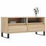 TV-Schrank aus Sonoma-Eichensperrholz, 100 x 34,5 x 44,5 cm von vidaXL, TV-Möbel - Ref: Foro24-831247, Preis: 74,99 €, Rabatt: %