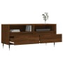 Mueble de TV madera contrachapada marrón roble 100x34,5x44,5 cm de vidaXL, Muebles TV - Ref: Foro24-831235, Precio: 72,00 €, ...