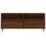 Mueble de TV madera contrachapada marrón roble 100x34,5x44,5 cm de vidaXL, Muebles TV - Ref: Foro24-831235, Precio: 72,00 €, ...