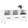 Engineered wood TV stand in white, 102x36x50 cm by vidaXL, TV Furniture - Ref: Foro24-829028, Price: 57,02 €, Discount: %