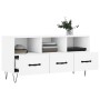 Engineered wood TV stand in white, 102x36x50 cm by vidaXL, TV Furniture - Ref: Foro24-829028, Price: 57,02 €, Discount: %