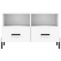 Weißer TV-Schrank aus Sperrholz, 80 x 36 x 50 cm von vidaXL, TV-Möbel - Ref: Foro24-828980, Preis: 68,92 €, Rabatt: %