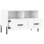 Mueble para TV madera contrachapada blanco 80x36x50 cm de vidaXL, Muebles TV - Ref: Foro24-828980, Precio: 70,99 €, Descuento: %