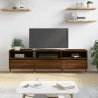 Mueble de TV madera contrachapada roble marrón 150x30x44,5 cm de vidaXL, Muebles TV - Ref: Foro24-831267, Precio: 106,84 €, D...