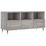 Sonoma gray engineered wood TV cabinet 102x36x50 cm by vidaXL, TV Furniture - Ref: Foro24-829018, Price: 56,92 €, Discount: %