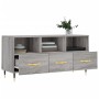 Sonoma gray engineered wood TV cabinet 102x36x50 cm by vidaXL, TV Furniture - Ref: Foro24-829018, Price: 56,92 €, Discount: %