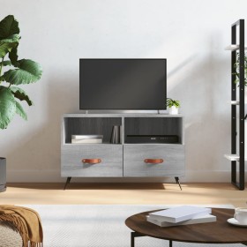 Sonoma gray engineered wood TV cabinet 80x36x50 cm by vidaXL, TV Furniture - Ref: Foro24-828946, Price: 51,99 €, Discount: %