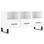 Glossy white plywood TV cabinet 102x36x50 cm by vidaXL, TV Furniture - Ref: Foro24-829062, Price: 64,30 €, Discount: %