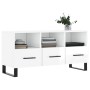 Glossy white plywood TV cabinet 102x36x50 cm by vidaXL, TV Furniture - Ref: Foro24-829062, Price: 64,30 €, Discount: %