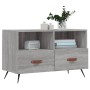 Sonoma gray engineered wood TV cabinet 80x36x50 cm by vidaXL, TV Furniture - Ref: Foro24-828946, Price: 51,99 €, Discount: %