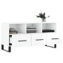 Glossy white plywood TV cabinet 102x36x50 cm by vidaXL, TV Furniture - Ref: Foro24-829062, Price: 64,30 €, Discount: %