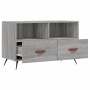 Sonoma gray engineered wood TV cabinet 80x36x50 cm by vidaXL, TV Furniture - Ref: Foro24-828946, Price: 51,99 €, Discount: %