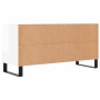 Hochglanzweißer TV-Schrank aus Sperrholz, 102 x 36 x 50 cm von vidaXL, TV-Möbel - Ref: Foro24-829062, Preis: 64,99 €, Rabatt: %