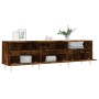 Smoked oak plywood TV cabinet 150x30x44.5 cm by vidaXL, TV Furniture - Ref: Foro24-831273, Price: 87,29 €, Discount: %