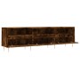 Smoked oak plywood TV cabinet 150x30x44.5 cm by vidaXL, TV Furniture - Ref: Foro24-831273, Price: 87,29 €, Discount: %