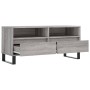 Mueble de TV madera contrachapada gris Sonoma 100x34,5x44,5 cm de vidaXL, Muebles TV - Ref: Foro24-831250, Precio: 77,99 €, D...