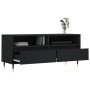 Black plywood TV cabinet 100x34.5x44.5 cm by vidaXL, TV Furniture - Ref: Foro24-831229, Price: 75,30 €, Discount: %