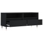 Black plywood TV cabinet 100x34.5x44.5 cm by vidaXL, TV Furniture - Ref: Foro24-831229, Price: 75,30 €, Discount: %