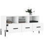 White engineered wood TV cabinet 102x36x50 cm by vidaXL, TV Furniture - Ref: Foro24-829044, Price: 85,08 €, Discount: %