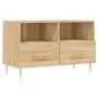 TV-Schrank aus geräuchertem Eichensperrholz, 80 x 36 x 50 cm von vidaXL, TV-Möbel - Ref: Foro24-828959, Preis: 50,99 €, Rabat...