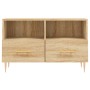 TV-Schrank aus geräuchertem Eichensperrholz, 80 x 36 x 50 cm von vidaXL, TV-Möbel - Ref: Foro24-828959, Preis: 50,99 €, Rabat...