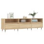 Mueble de TV madera contrachapada roble Sonoma 150x30x44,5 cm de vidaXL, Muebles TV - Ref: Foro24-831263, Precio: 107,19 €, D...