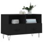 Black plywood TV cabinet 80x36x50 cm by vidaXL, TV Furniture - Ref: Foro24-828965, Price: 49,78 €, Discount: %