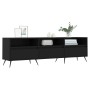 Black plywood TV cabinet 150x30x44.5 cm by vidaXL, TV Furniture - Ref: Foro24-831253, Price: 115,68 €, Discount: %